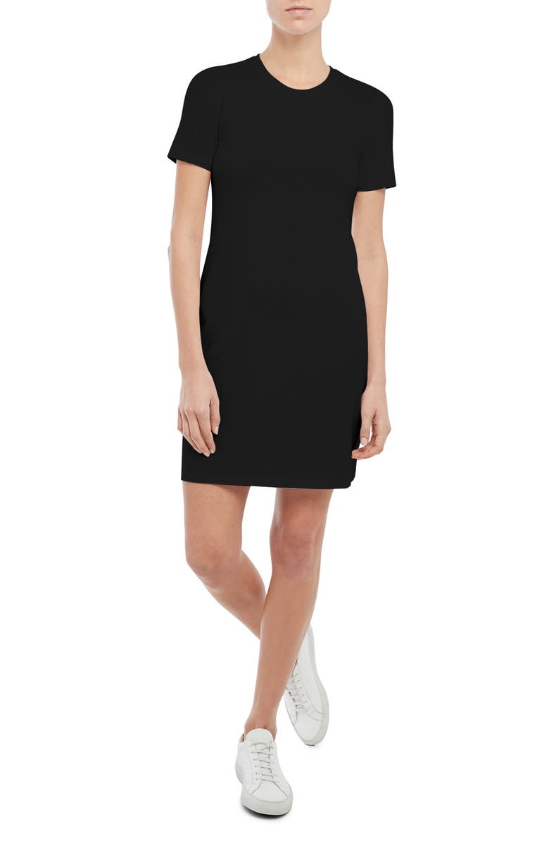 Theory Rubric Crewneck Pima Cotton & Modal Blend T-Shirt Dress, Alternate, color, 