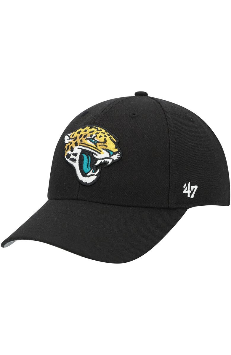 '47 Men's '47 Black Jacksonville Jaguars MVP Adjustable Hat, Main, color, Black