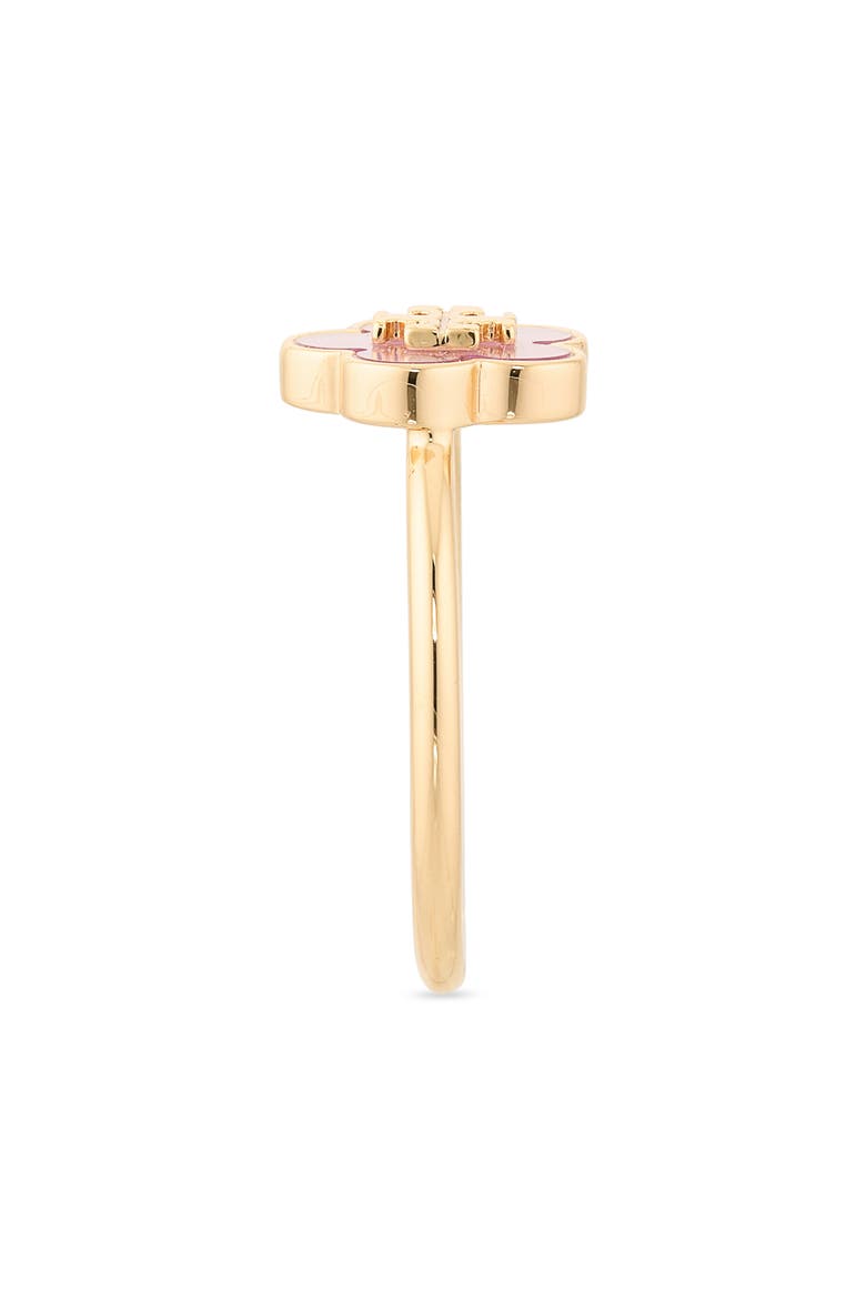 Forget Me Not Ring, Alternate, color, TORY GOLD / PINK