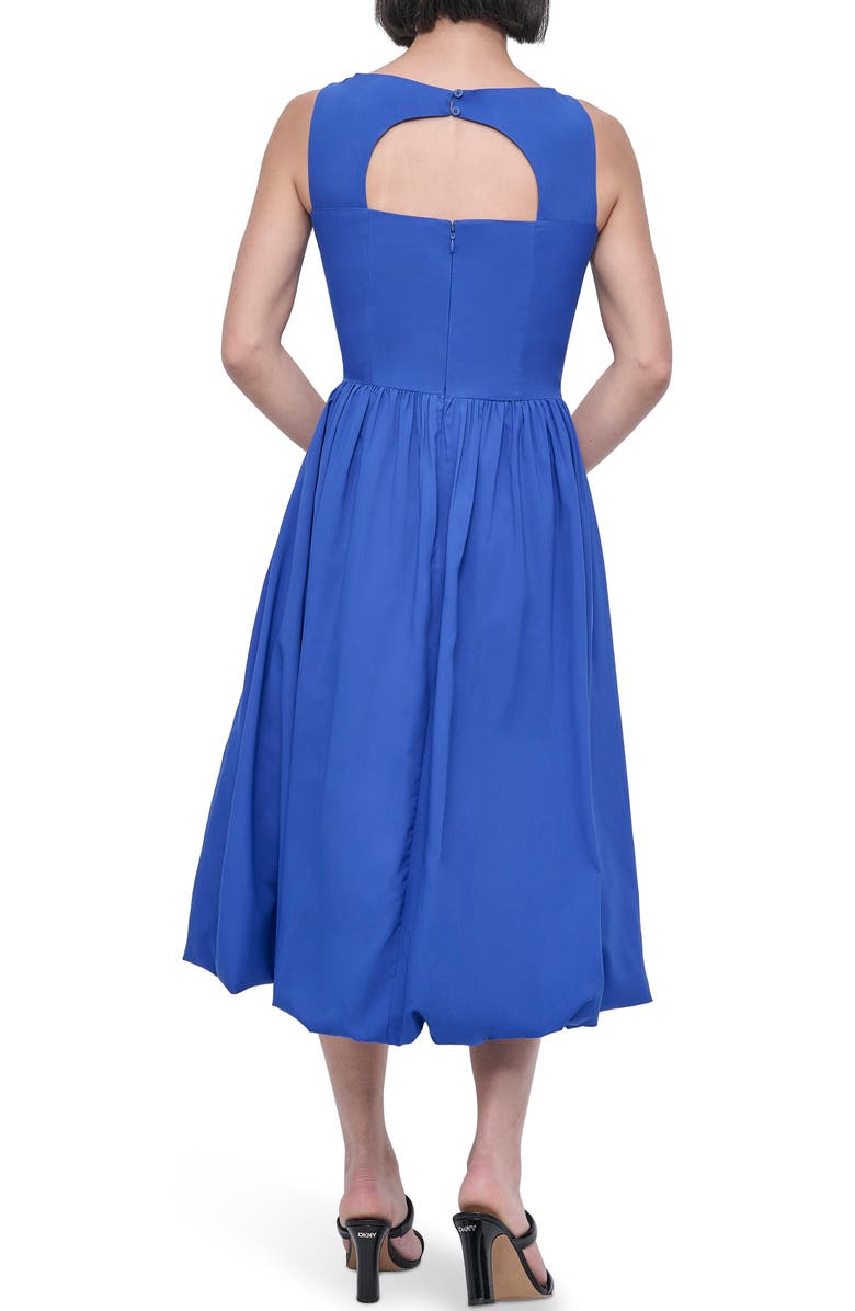 DKNY Drop Waist Bubble Hem Midi Dress, Alternate, color,