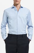 MANGO Slim Fit Pinstripe Button-Up Shirt