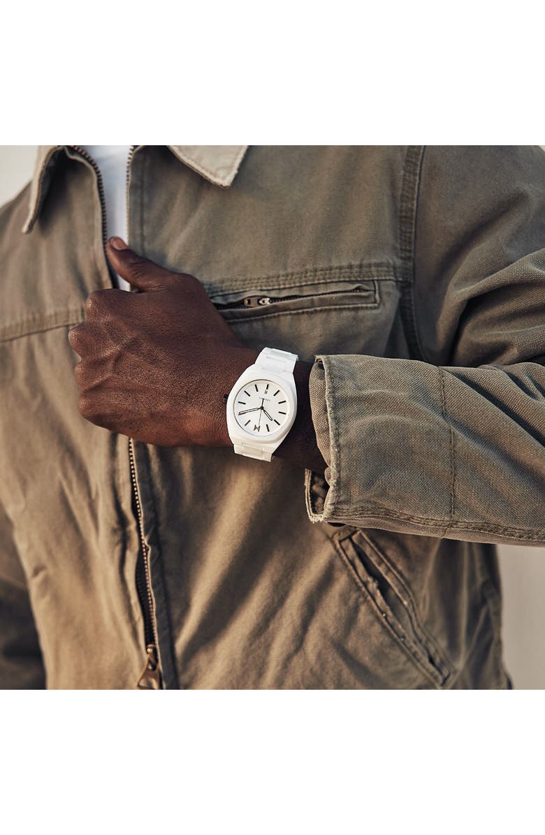 MVMT Odyssey II Ceramic Bracelet Watch, 40mm, Alternate, color, 