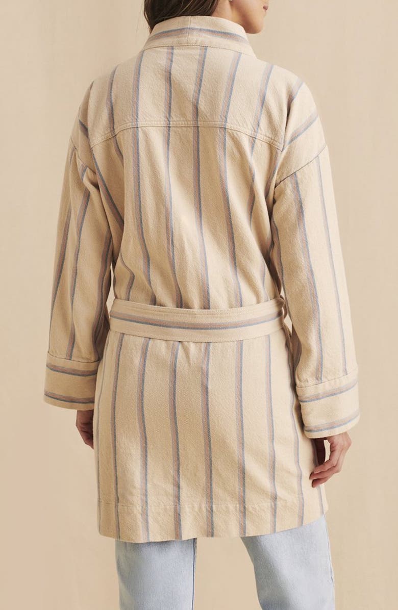 Faherty Brand Palm Springs Linen Blend Robe Jacket, Alternate, color, 