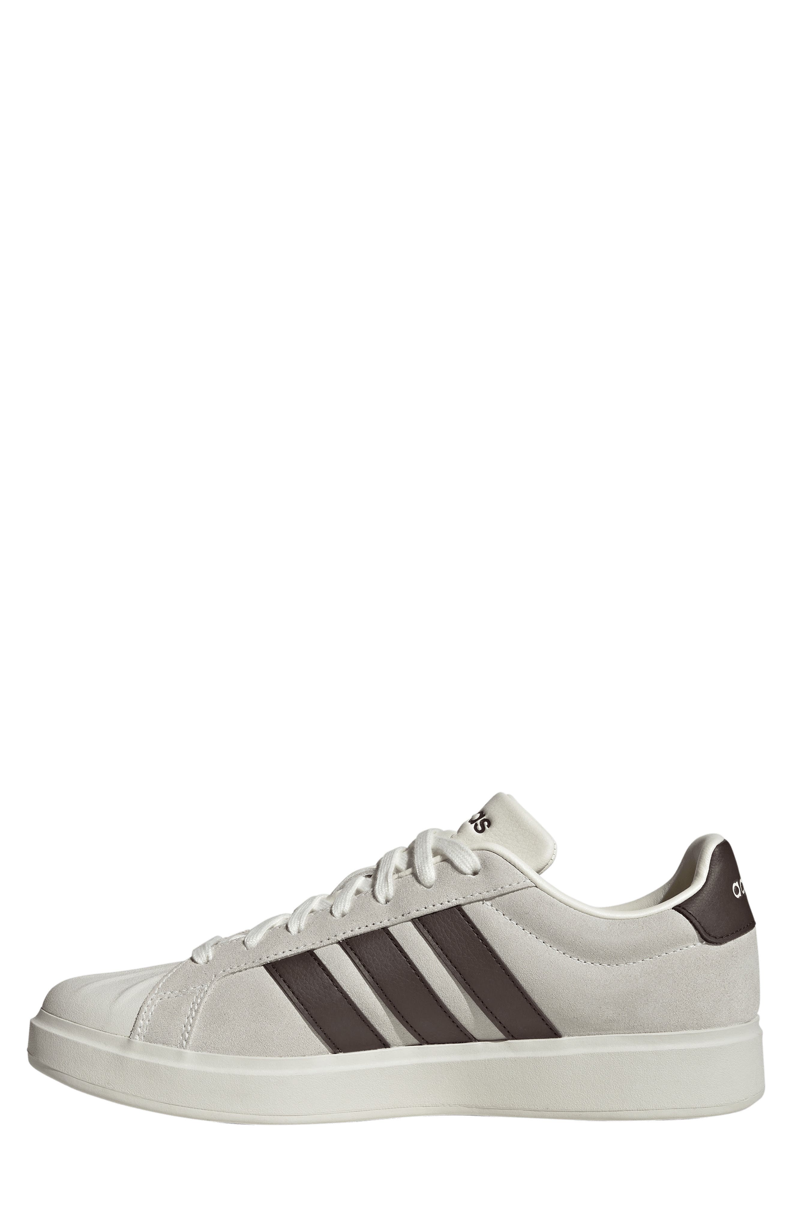 Streettalk Sneaker, Alternate, color, WHITE/ DARK BROWN/ WHITE