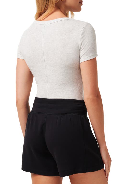 Travismathew Cloud Rib T-shirt In Heather Light Grey