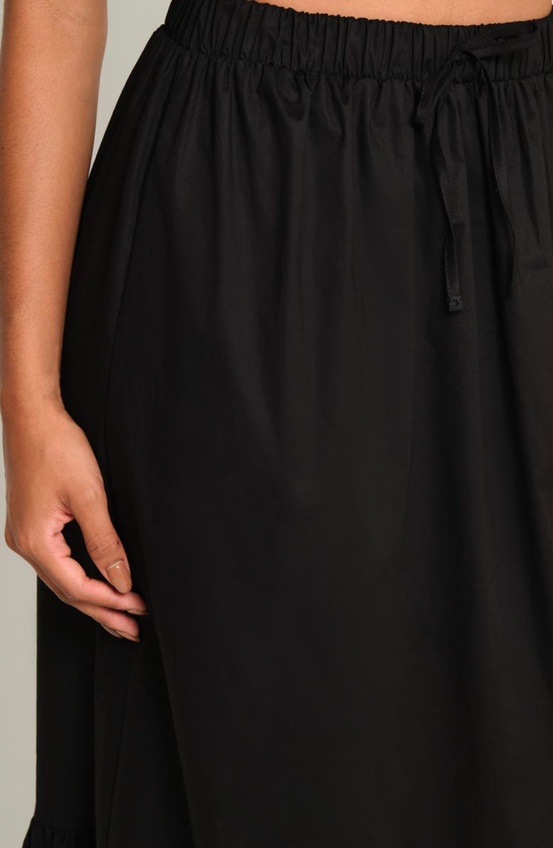 The Lulo Project Crustacean Stretch Cotton Maxi Skirt, Alternate, color, 