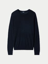 GOBI Mongolian Cashmere Silk Cashmere Textured Sweater