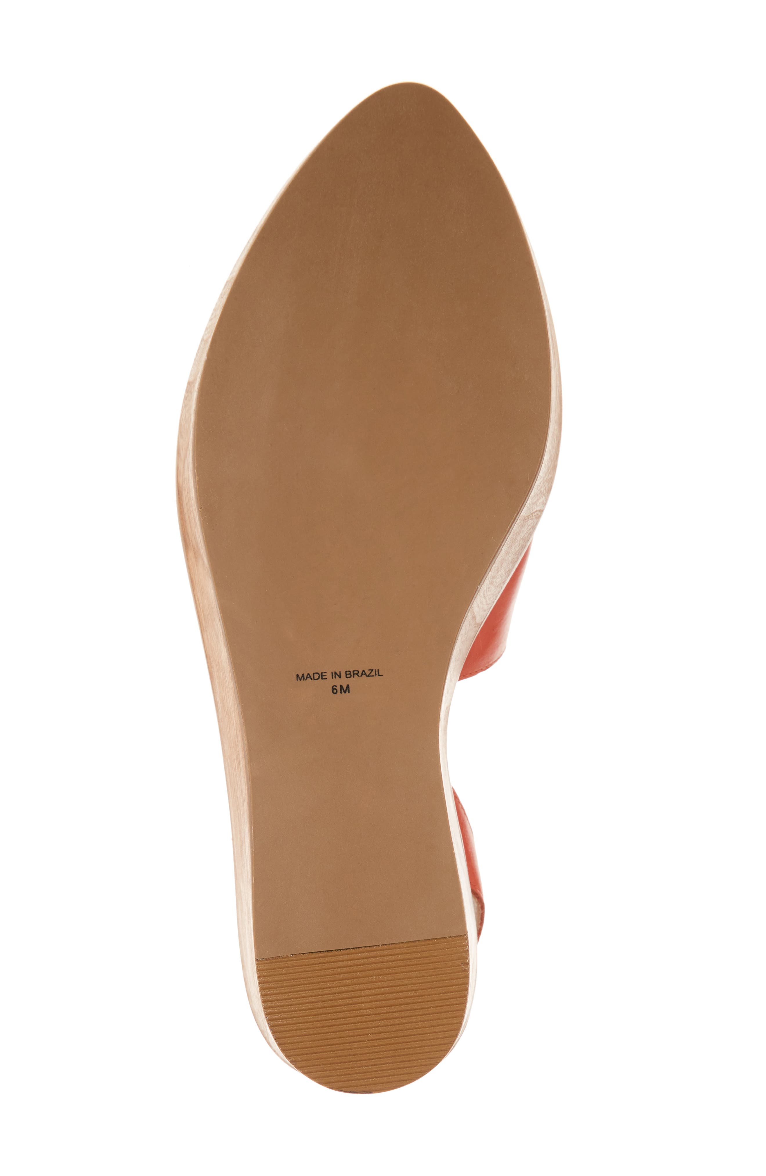 Eyals Slingback Platform Wedge Sandal, Alternate, color, FIRE LEATHER