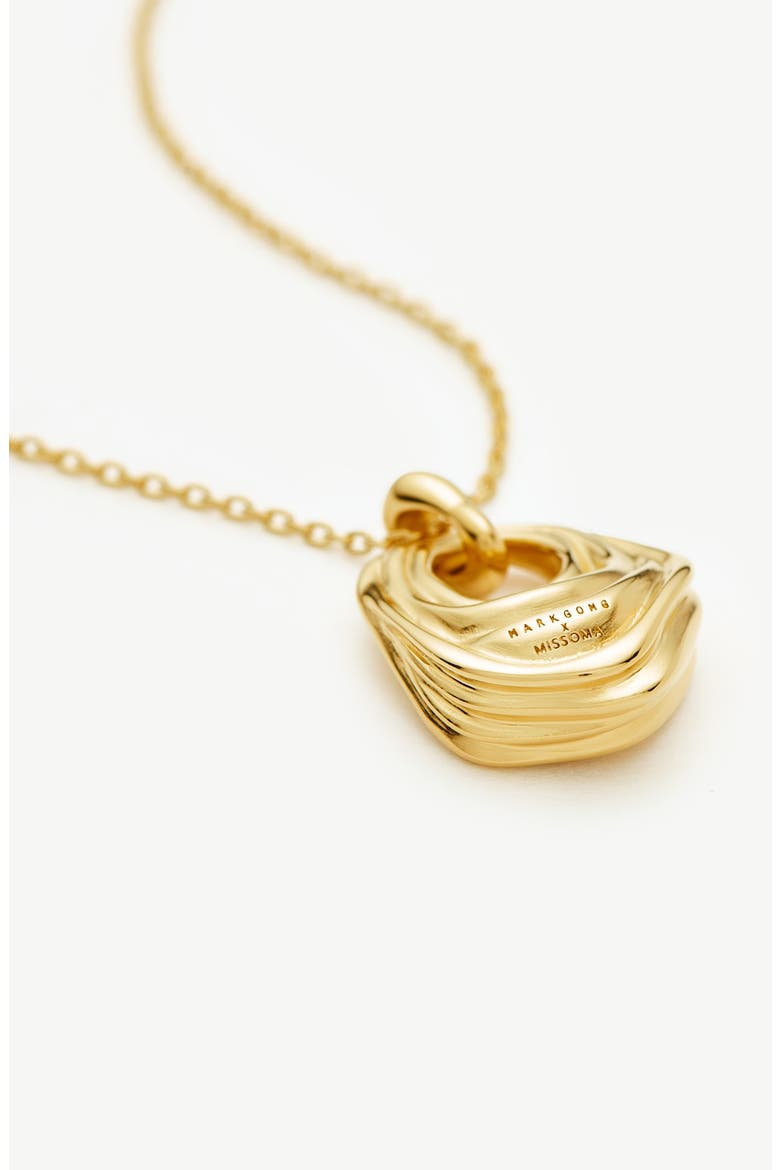 Mark Gong Draped Pendant Necklace, Alternate, color, GOLD