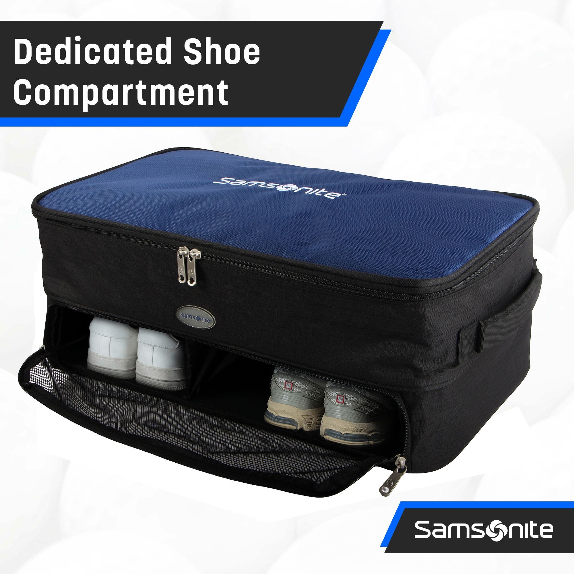 Samsonite Golf Trunk Organizer, Alternate, color, Black/Blue