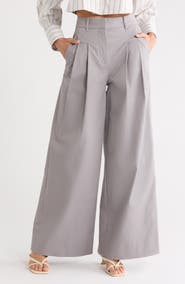 Derek Lam 10 Crosby Juliana Wide Leg Pleated Pants
