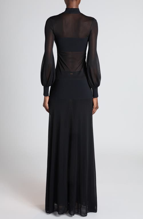 TOM FORD TOM FORD LONG SLEEVE KNIT GOWN