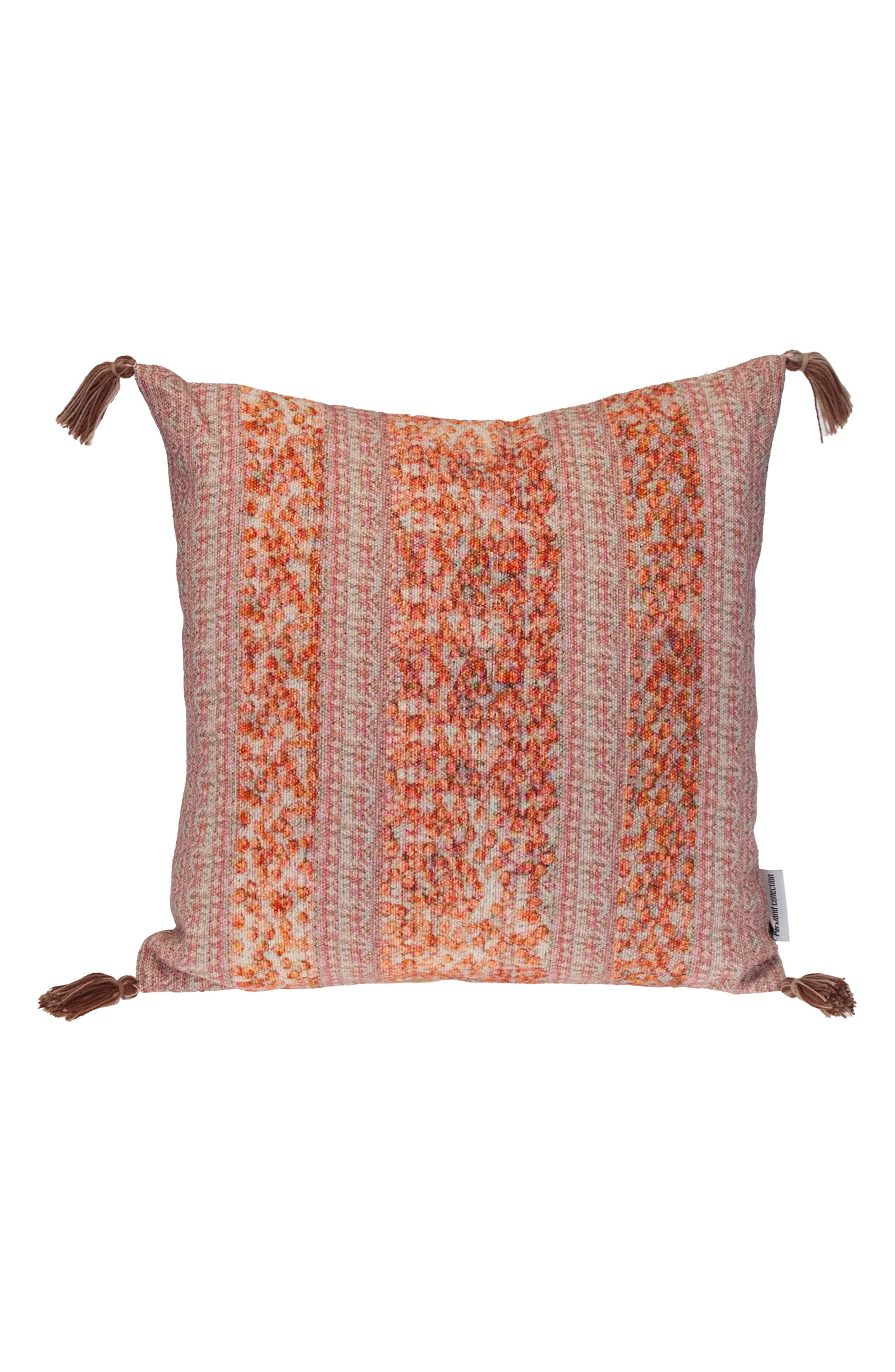PARKLAND COLLECTION Tassel Trim Square Accent Pillow