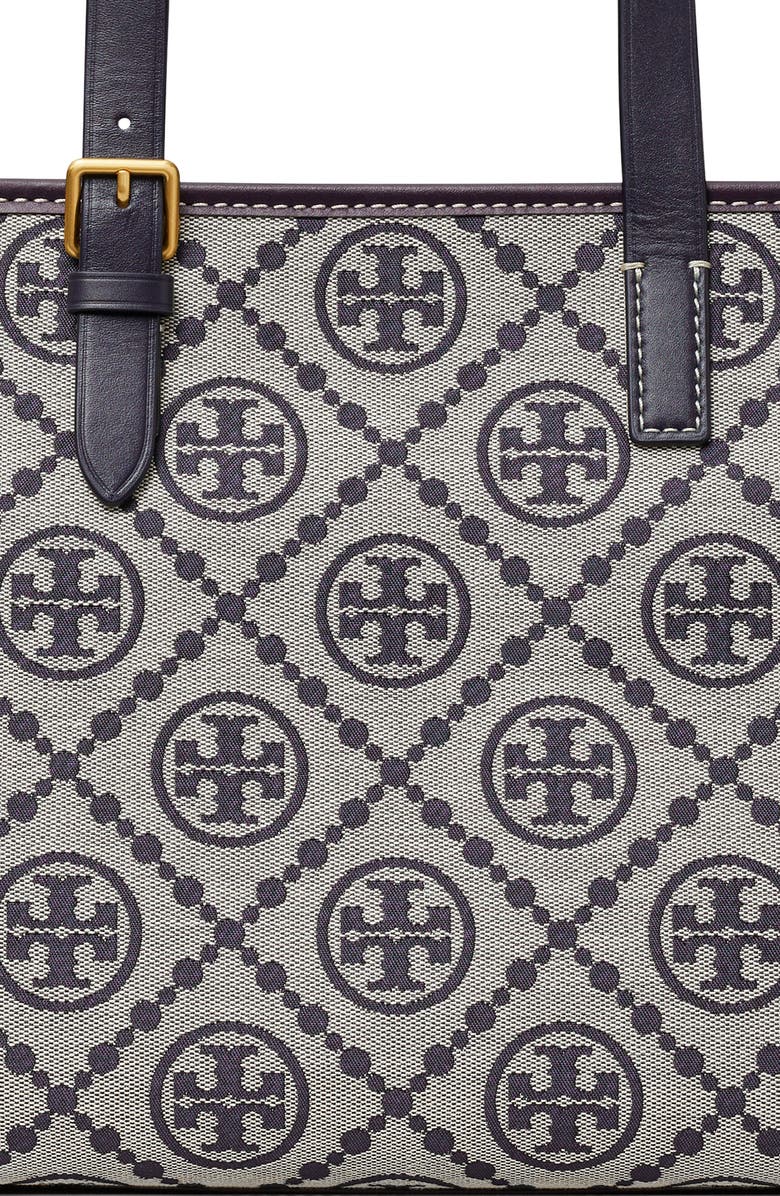 Tory Burch T Monogram Small Jacquard Tote, Alternate, color,