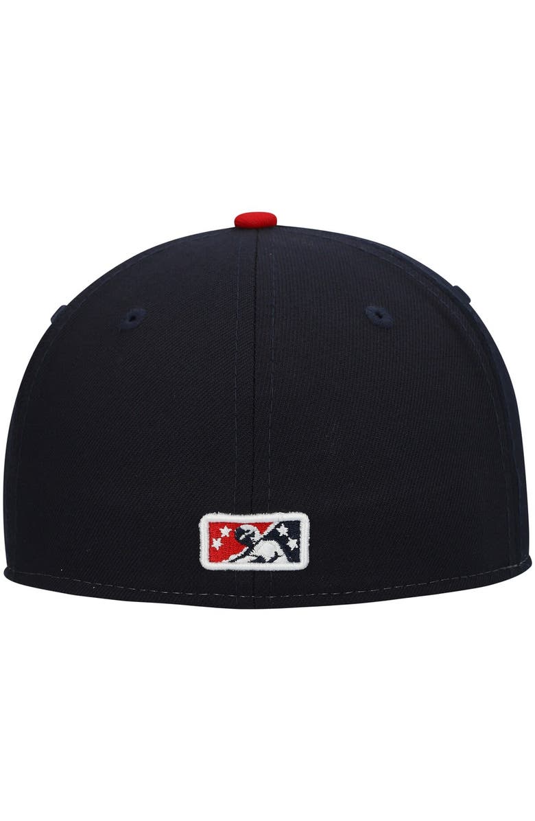 New Era Men's New Era White Memphis Redbirds Authentic Collection Team Alternate 59FIFTY Fitted Hat, Alternate, color, 