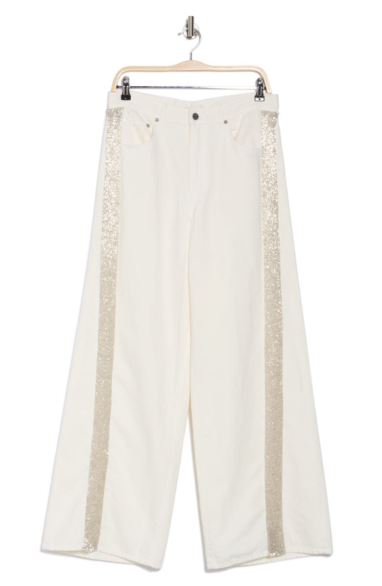 TWP Almost Famous Side Sequin Jeans, Alternate, color,
