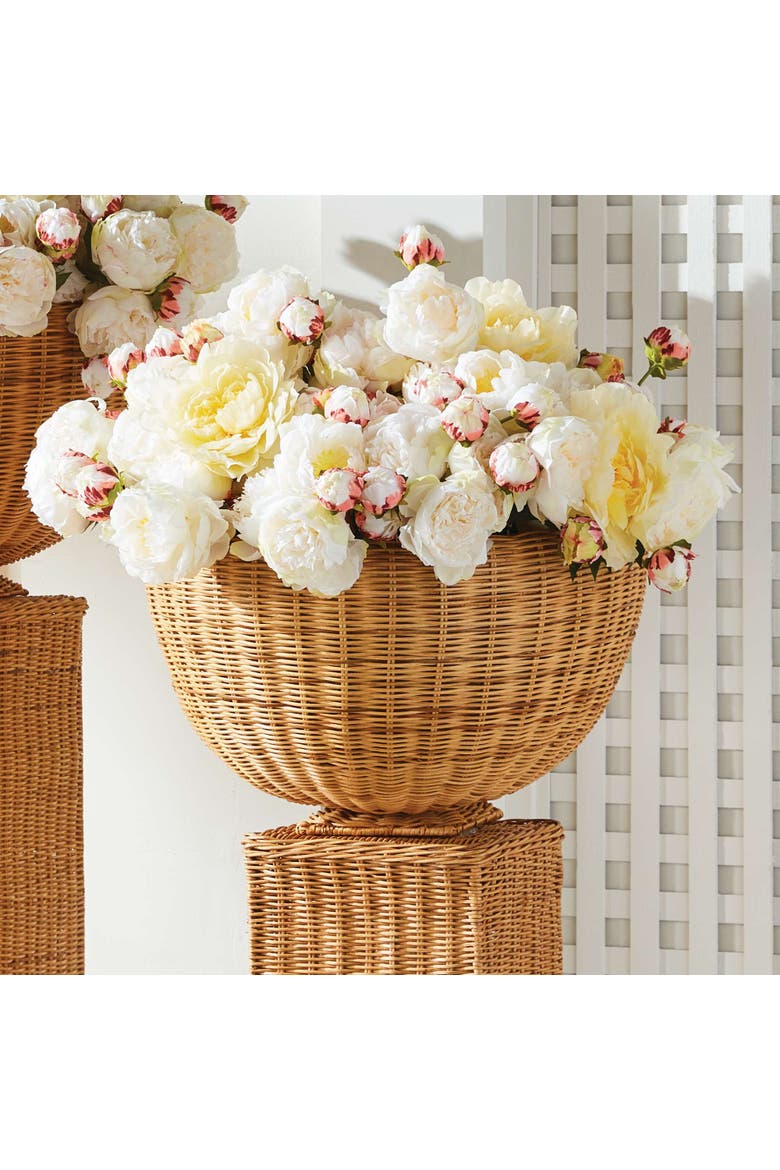 Charleston Footed Bowl, Alternate, color, Beige