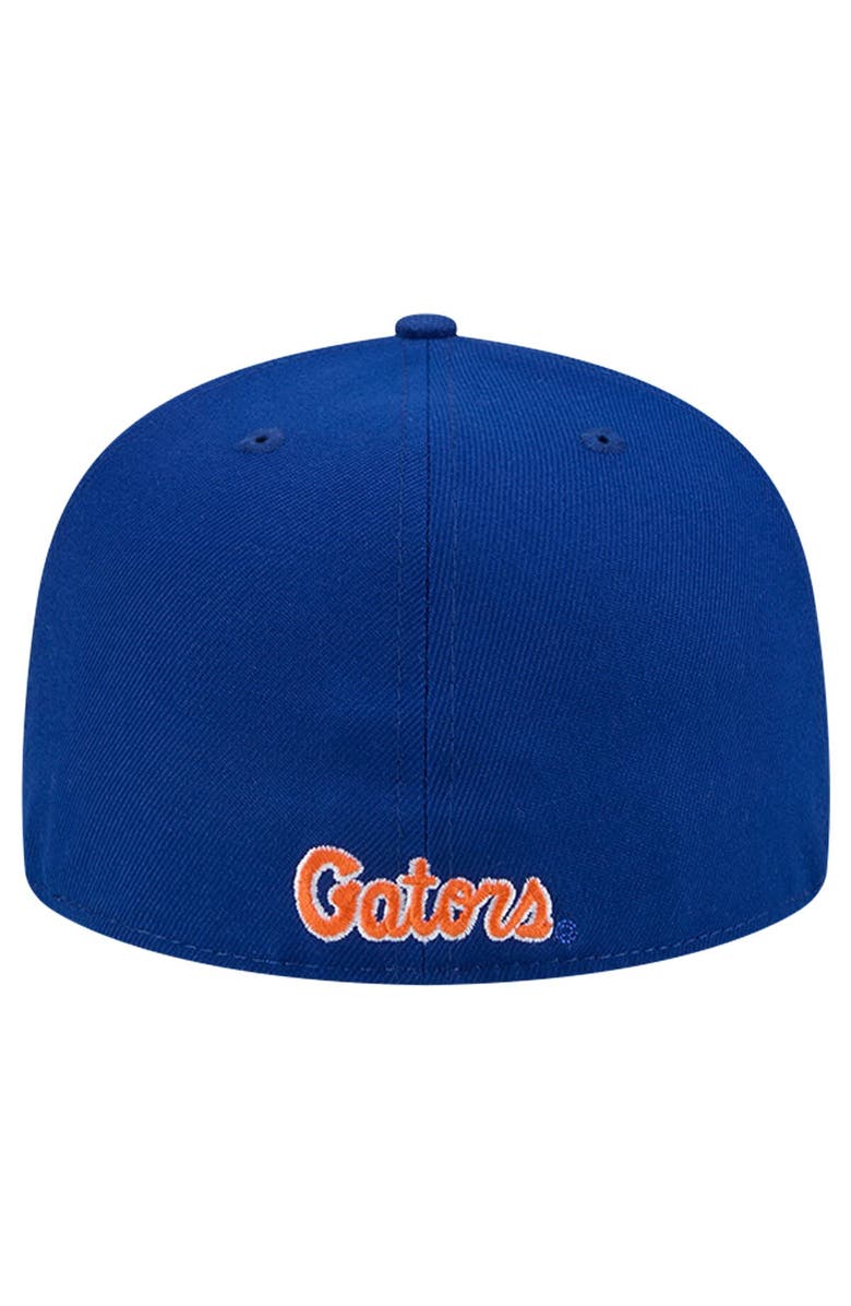 New Era Men's New Era Royal Florida Gators Throwback 59FIFTY Fitted Hat, Alternate, color,
