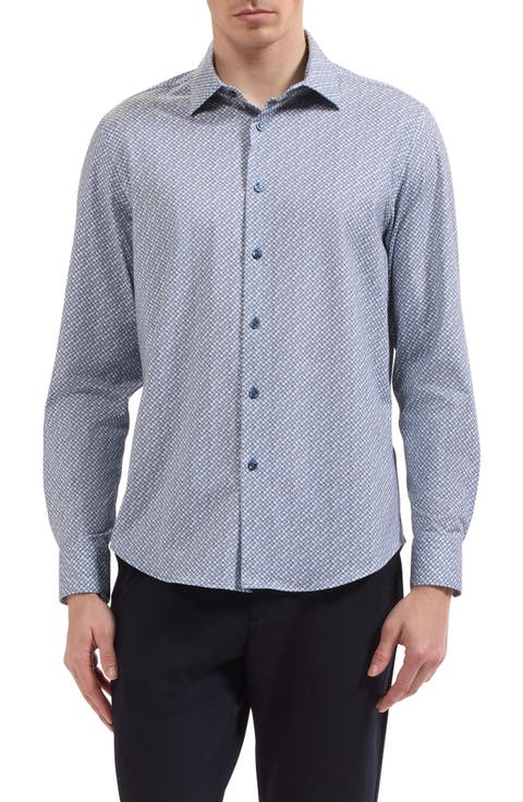 James OoohCotton® Print Button-Up Shirt