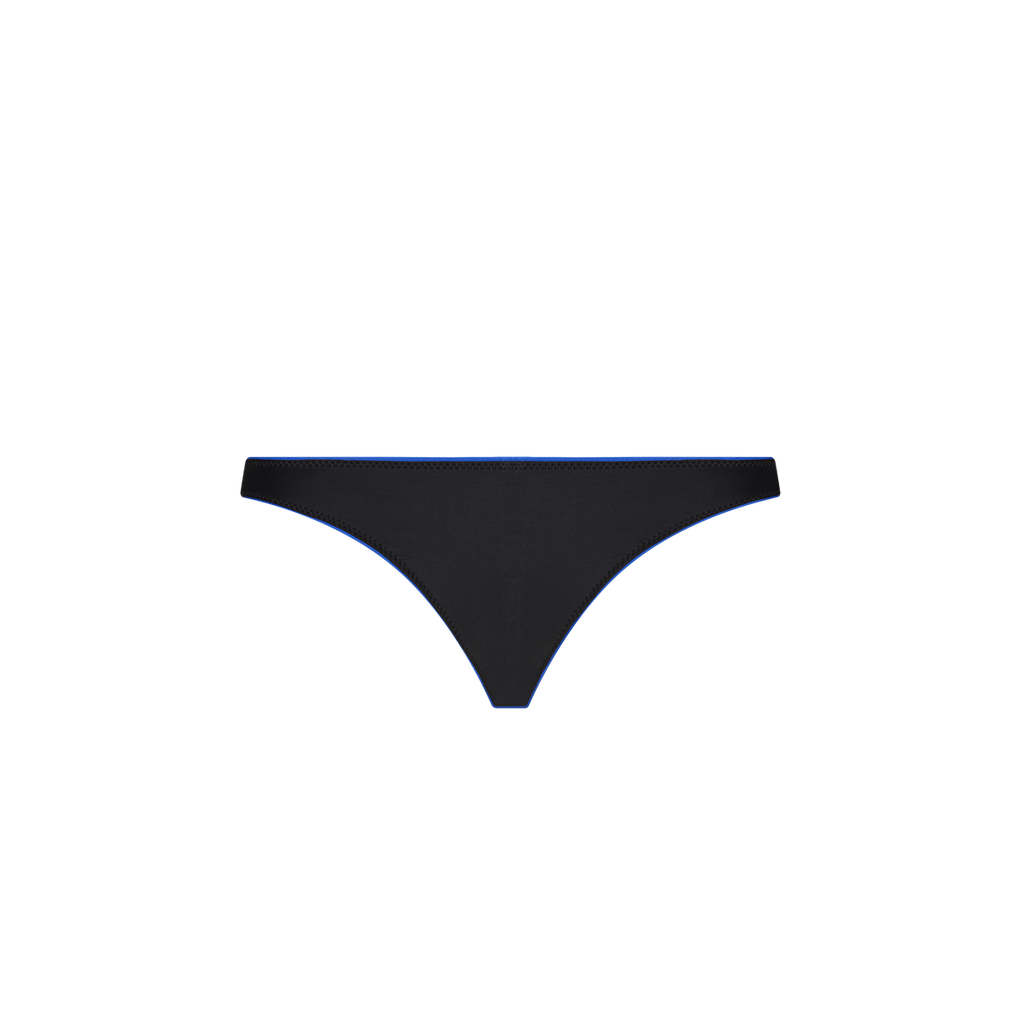 Ansea The Reversible Cheeky Bottom in Black/blue  product