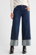Democracy Cuffed Crop Wide Leg Jeans