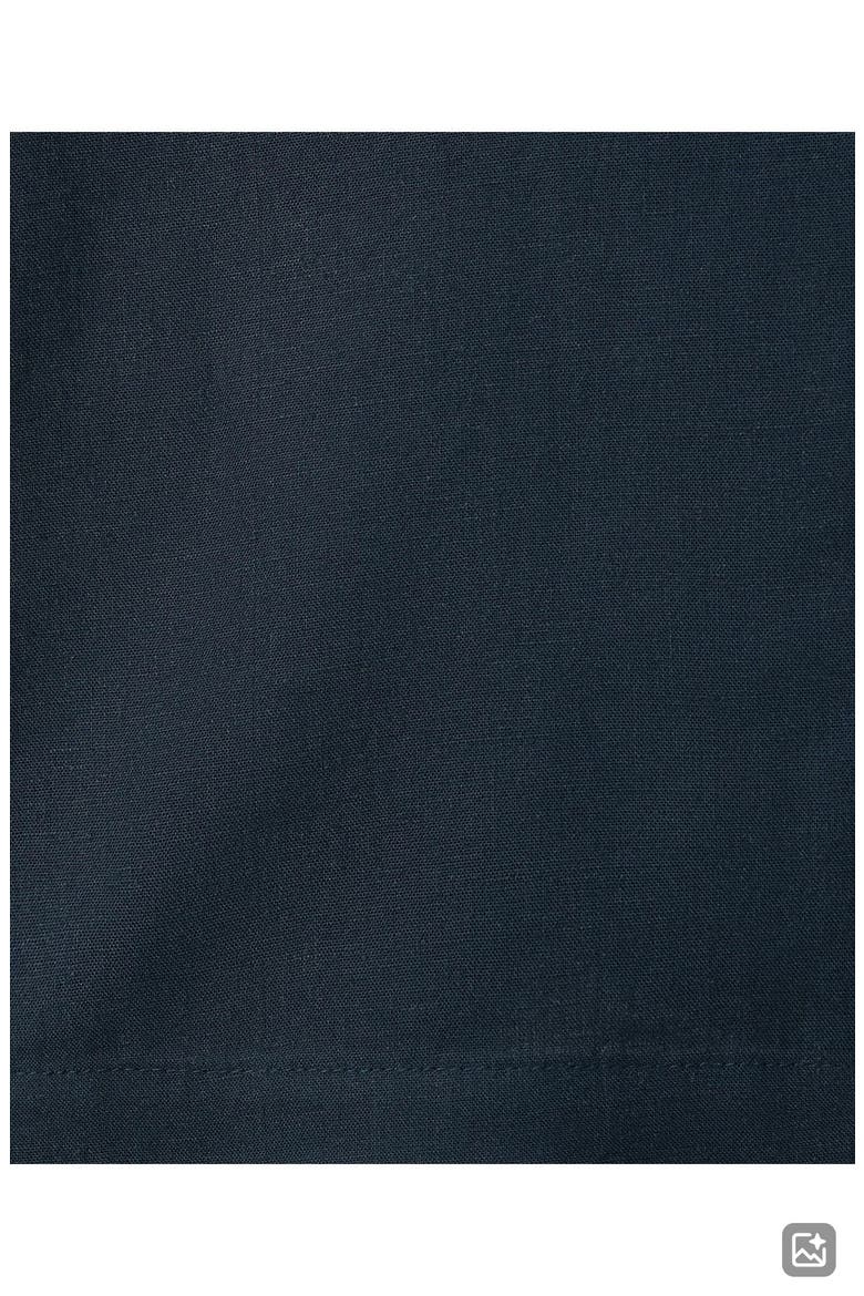 Kids' Flowy Straight Leg Linen Blend Pants, Alternate, color, NAVY