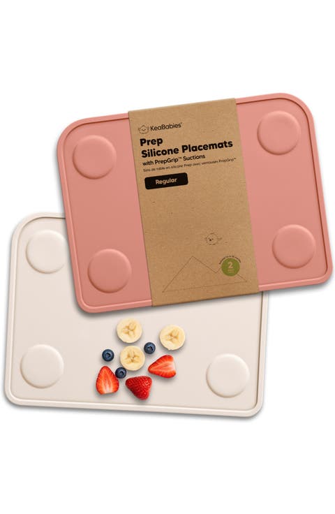 2-Pack Prep Silicone Placemats