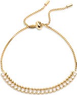 Nordstrom Cubic Zirconia Adjustable Tennis Bracelet