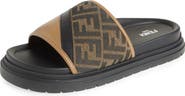 Fendi Diagonal Slide Sandal