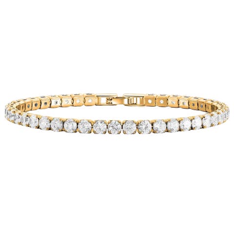 Round Cut Tennis Bracelet
