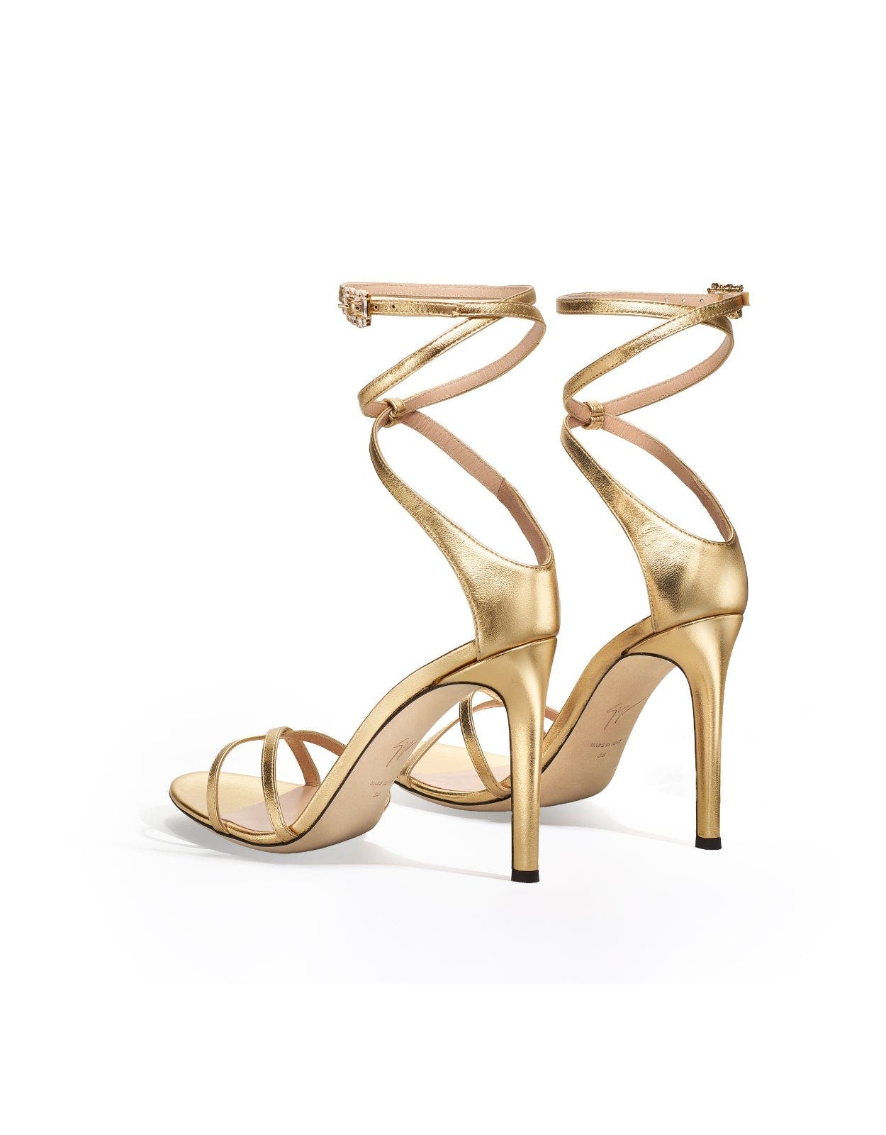 Vixen Leather Strappy Sandals, Alternate, color, Gold