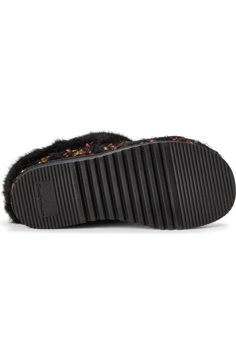 Dearfoams Daphne Knit Clog Slippers, Alternate, color, Black