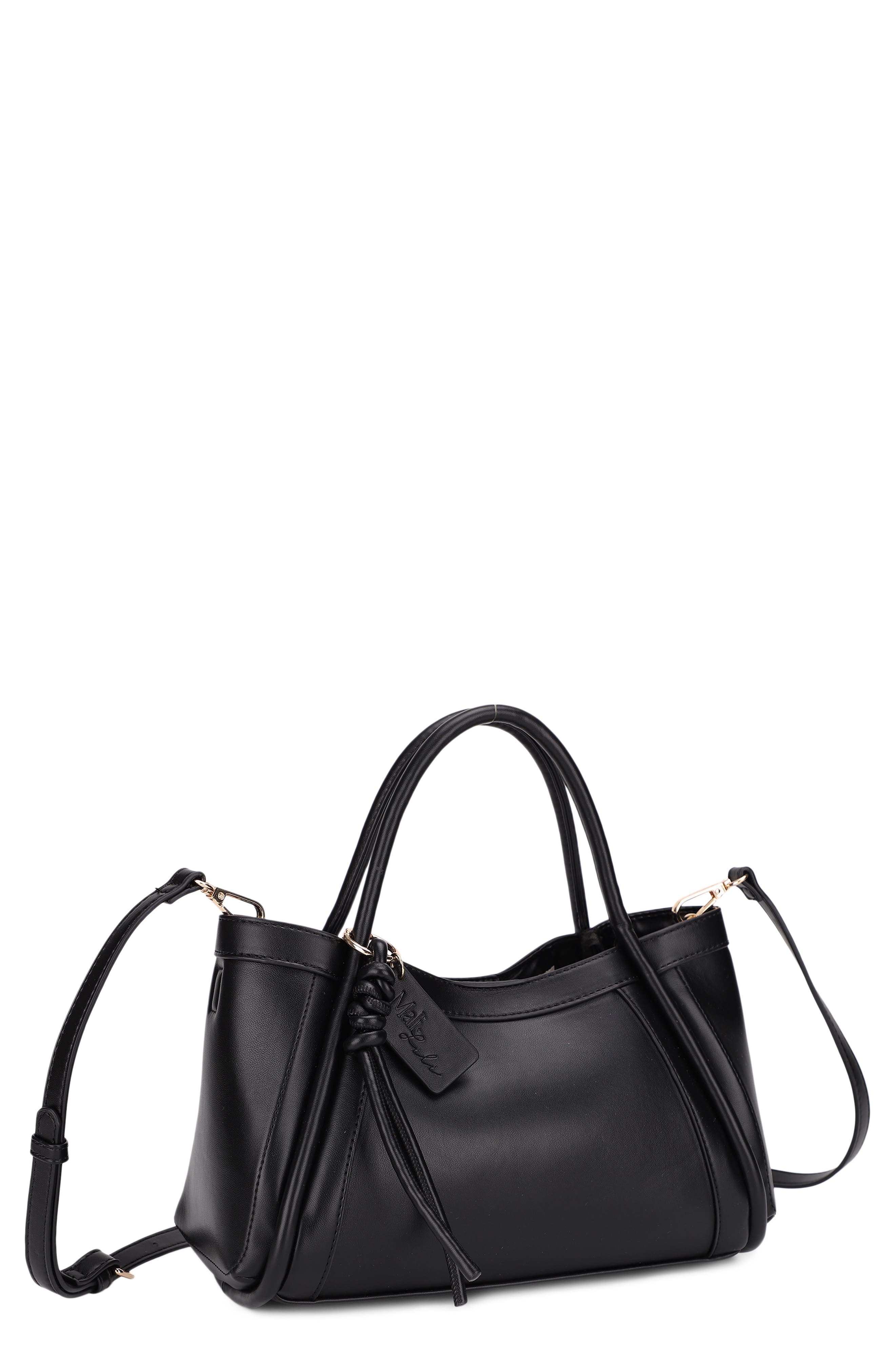 Mali + Lili Mabel Vegan Leather Satchel, Main, color, 
