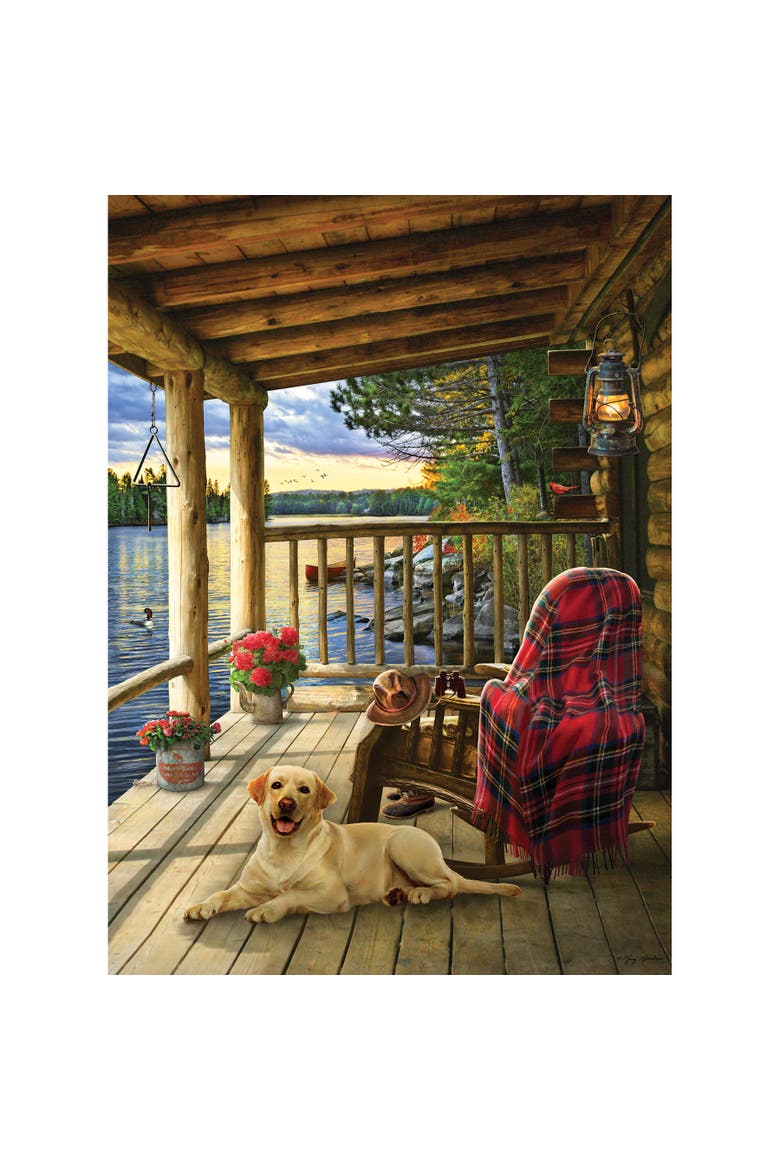 Cabin Porch 1000 Piece Puzzle, Alternate, color, Multicolored