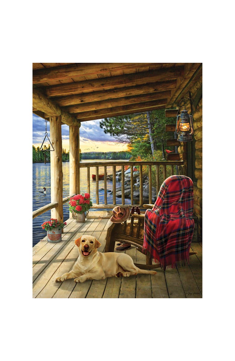 Cobble Hill Cabin Porch 1000 Piece Puzzle, Alternate, color, Multicolored
