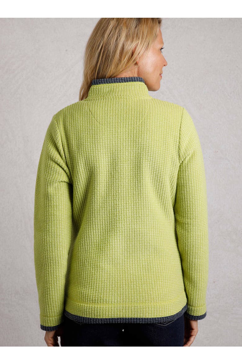 Ariana Full Zip Grid Fleece, Alternate, color, Tarragon