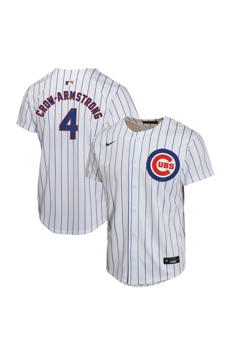 Nike Youth Nike Pete Crow-Armstrong White Chicago Cubs Home Game Player Jersey, Main, color, White