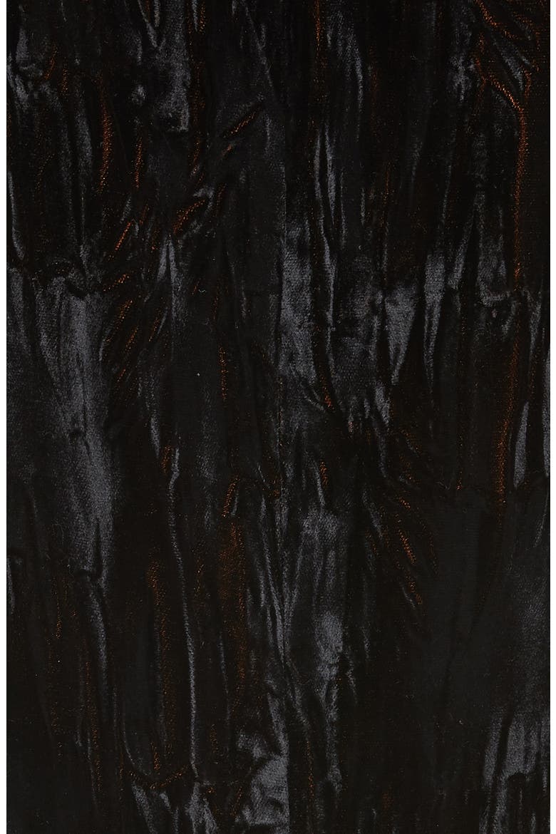 Macey Crushed Velvet Blazer, Alternate, color, BLACK