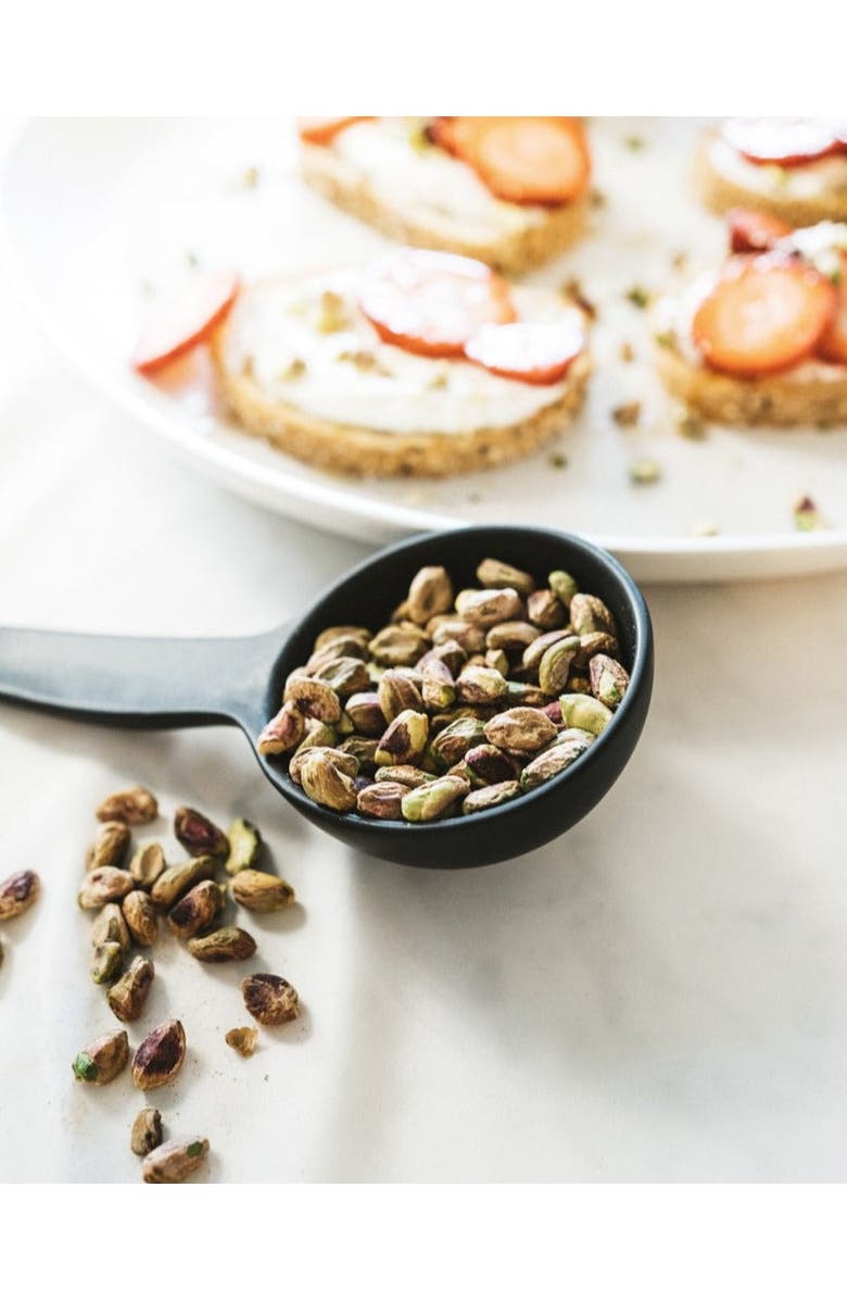 Gharyan Stoneware Stoneware Bowl Spoon Shape | Dadasi - Set of 4, Alternate, color, Black