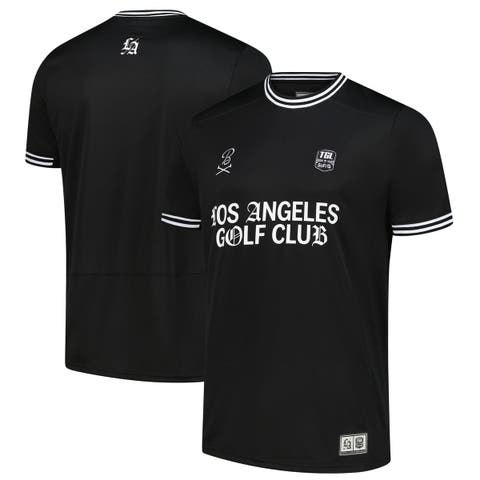 Men's Barstool Golf  Black Los Angeles Golf Club TGL Team Jersey