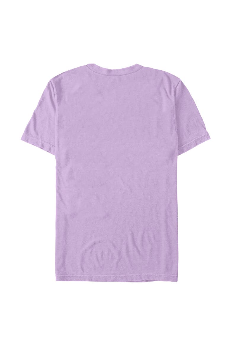 Men's Retro Fitness Poses T-Shirt, Alternate, color, Orchid