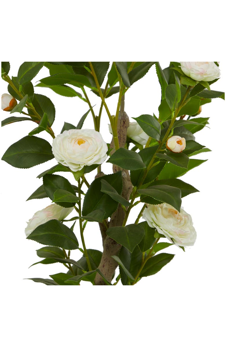 GINGER BIRCH STUDIO Green Faux Foliage Potted Artificial Tree, Alternate, color,