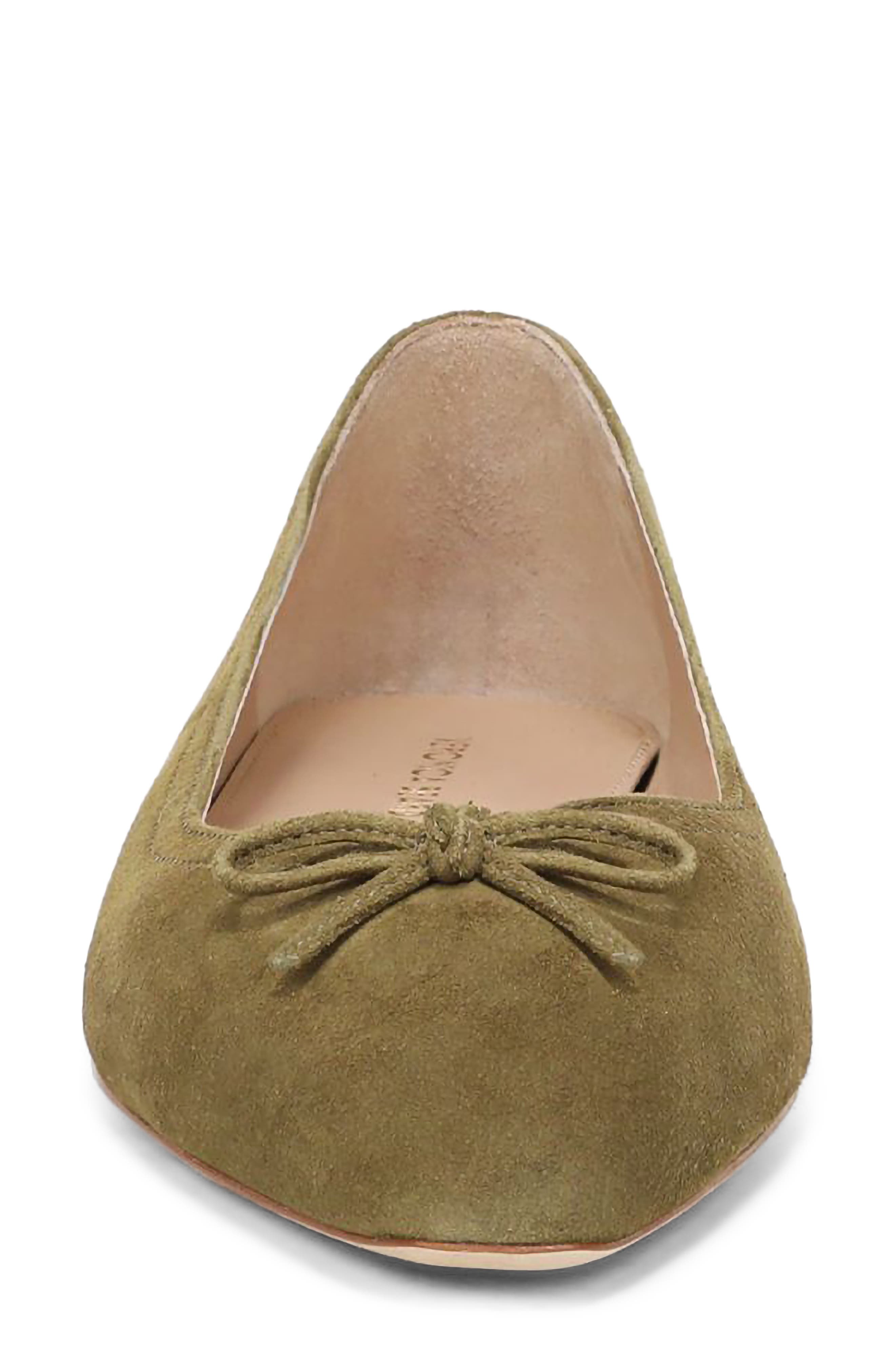 Cailey Ballet Flat, Alternate, color, FENNEL GREEN