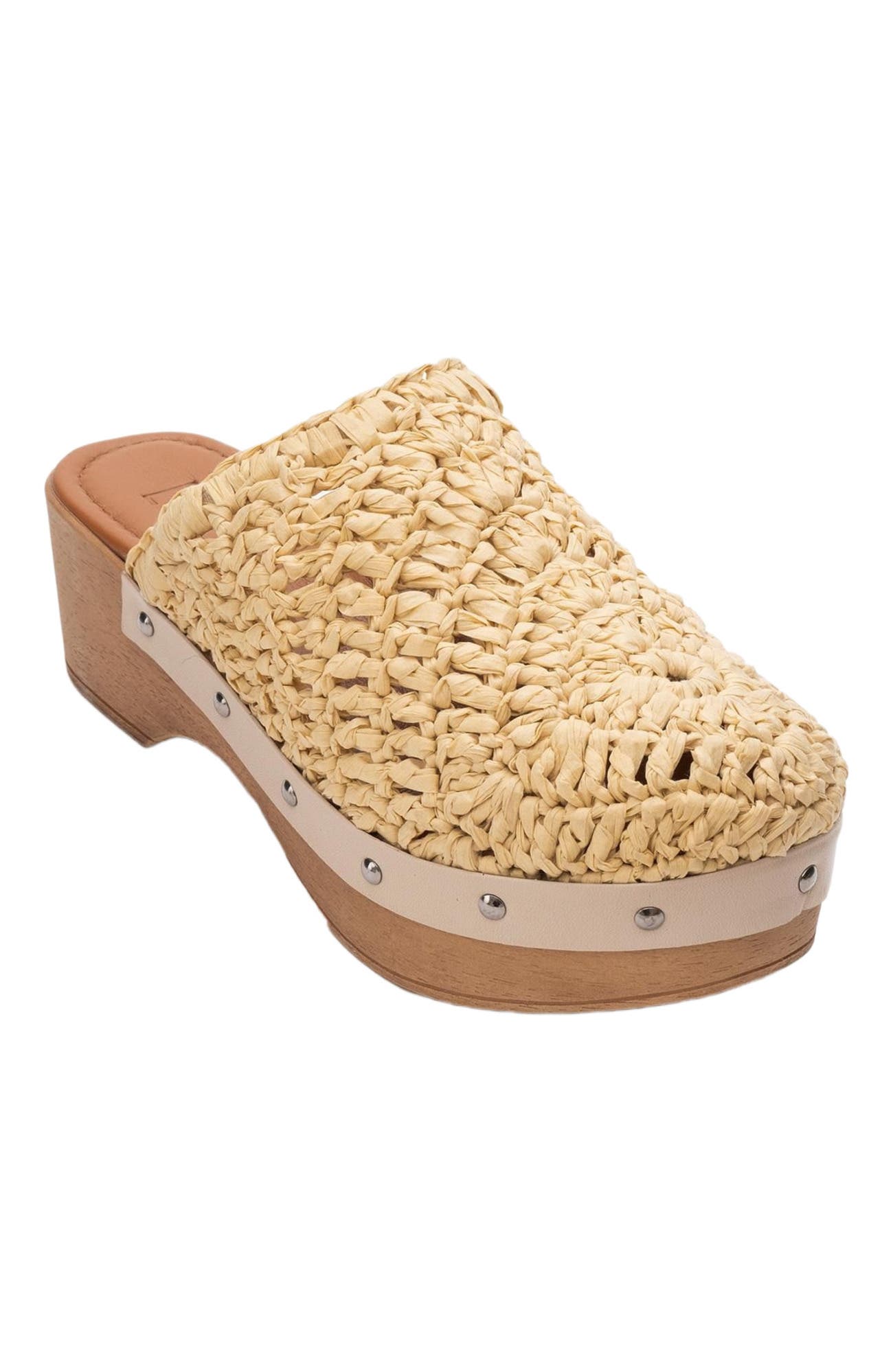 Forever & Always Shoes Cooper Braided Wedge Sandal, Alternate, color, Beige Leather