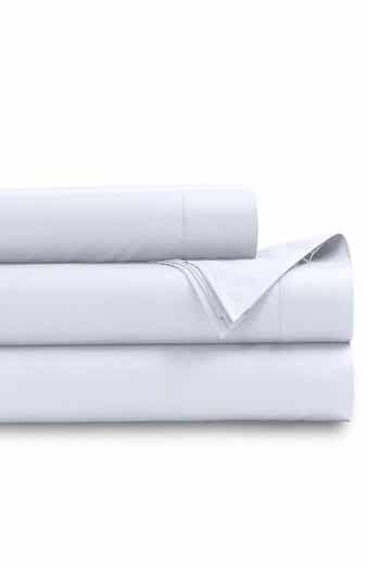 AZORES HOME 400 Thread Count Organic Cotton Percale Sheet Set
