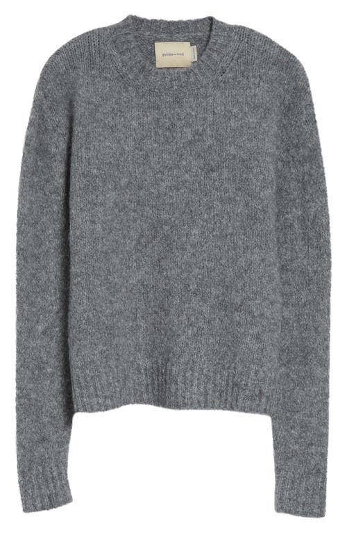 Paloma Wool Clock Intarsia Wool & Alpaca Blend Sweater In Gray