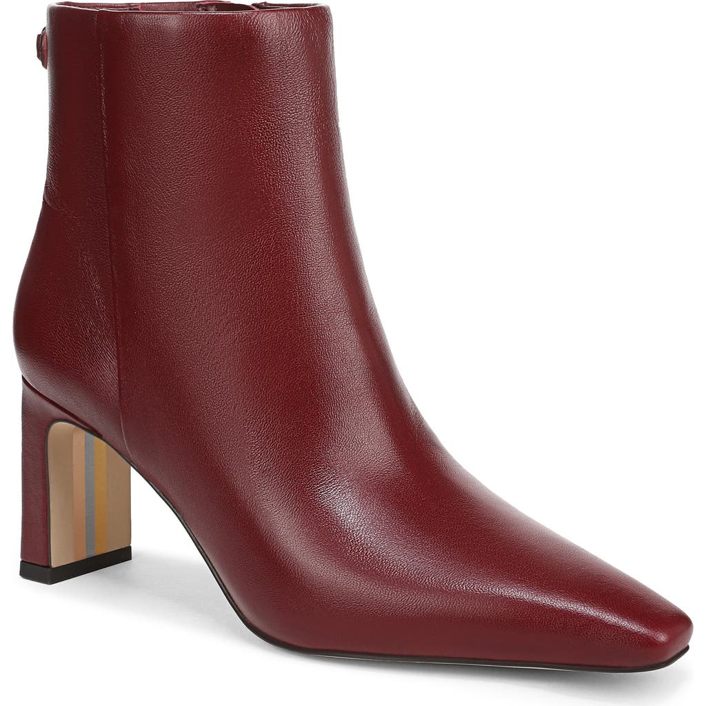 Sam Edelman Saige Bootie In Burgundy