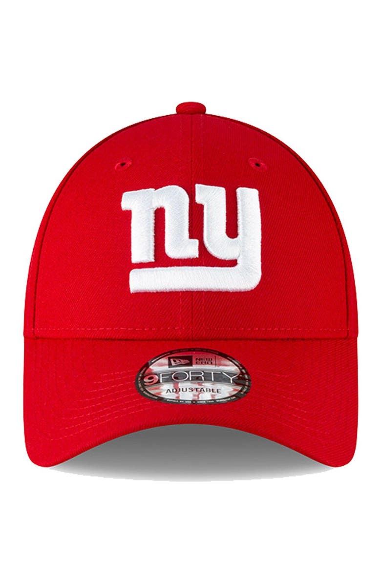 New Era Men's New Era Red New York Giants 9FORTY The League Adjustable Hat, Alternate, color,