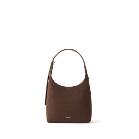 Elena - Vegan Suede Shoulder Bag