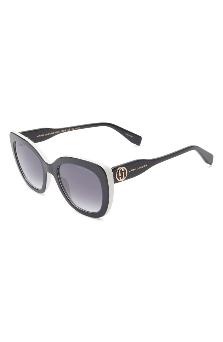 Marc Jacobs 53mm Cat Eye Sunglasses, Alternate, color, 